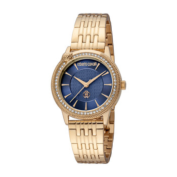 Đồng hồ nữ Roberto Cavalli RC5L037M0075 mặt xanh quartz chính hãng