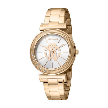 Đồng hồ nữ Roberto Cavalli RC5L004M0075 mặt bạc chính hãng