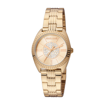 Đồng hồ nữ Roberto Cavalli RC5L022M0075 mặt vàng hồng chính hãng