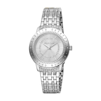 Đồng hồ nữ Roberto Cavalli RC5L030M0045 mặt bạc chính hãng
