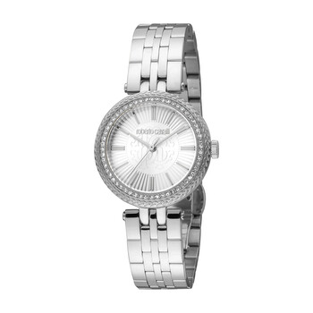 Đồng hồ nữ Roberto Cavalli RC5L031M0045 mặt bạc chính hãng