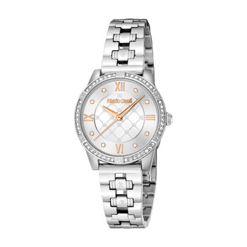 Đồng hồ nữ Roberto Cavalli RC5L032M0045 mặt bạc chính hãng