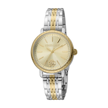 Đồng hồ nữ Roberto Cavalli RC5L034M0075 mặt champagne chính hãng