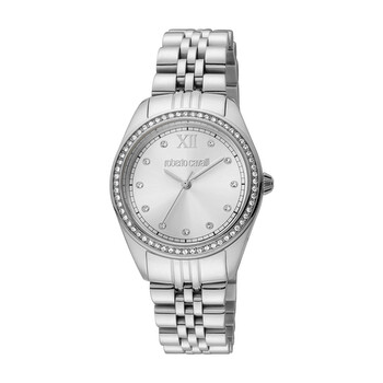 Đồng hồ nữ Roberto Cavalli RC5L036M0045 mặt bạc chính hãng