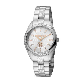 Đồng hồ nữ Roberto Cavalli RC5L038M0045 mặt bạc chính hãng