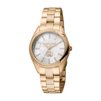 Đồng hồ nữ Roberto Cavalli RC5L038M0075 mặt bạc chính hãng