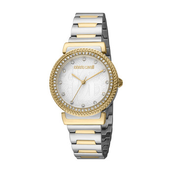 Đồng hồ nữ Roberto Cavalli RC5L039M0085 mặt bạc chính hãng