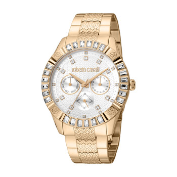 Đồng hồ nữ Roberto Cavalli RC5L041M0085 mặt bạc chính hãng