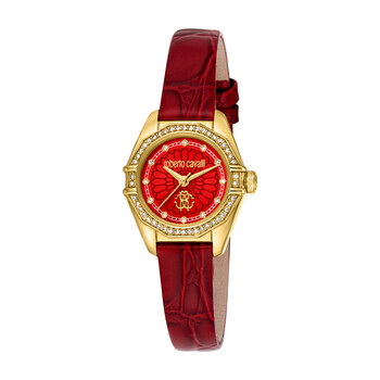 Đồng hồ nữ Roberto Cavalli RC5L054L0025 mặt đỏ chính hãng