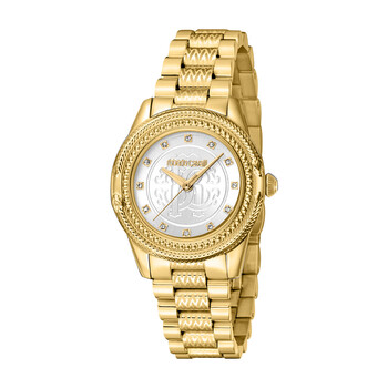 Đồng hồ nữ Roberto Cavalli RC5L063M0055 mặt bạc chính hãng