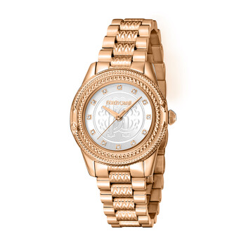 Đồng hồ nữ Roberto Cavalli RC5L063M0075 mặt bạc chính hãng