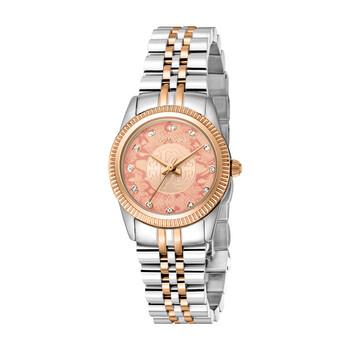 Đồng hồ nữ Roberto Cavalli Quartz mặt vàng hồng RC5L074M0105 chính hãng