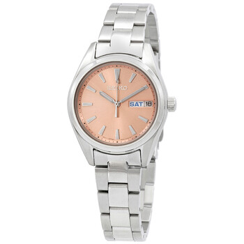 Đồng hồ nữ Seiko Quartz mặt cam SUR351P1 chính hãng
