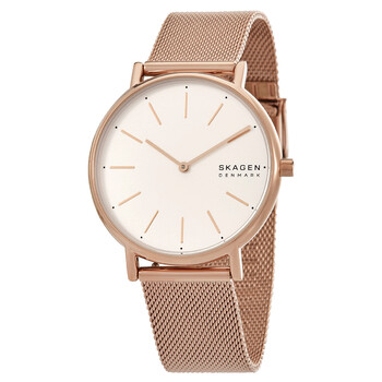 Đồng hồ nữ Skagen Signatur Quartz mặt trắng SKW2784 chính hãng