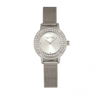 Đồng hồ nữ Sophie And Freda Cambridge SF4101 mặt bạc chính hãng