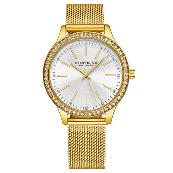 Đồng hồ nữ Stuhrling Original Symphony M18008 mặt bạc chính hãng