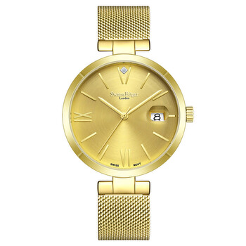 Đồng hồ nữ Swan & Edgar SEL003 mặt vàng tự động pastel chính hãng