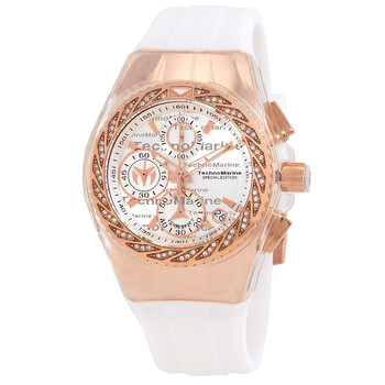 Đồng hồ nữ Technomarine Cruise Glitz TM-115385 mặt bạc chính hãng
