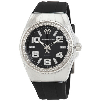 Đồng hồ nữ Technomarine Cruise Quartz mặt ngọc đen TM-121261 chính hãng