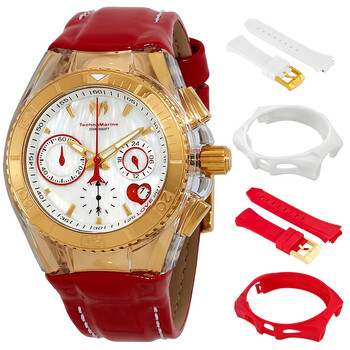 Đồng hồ nữ Technomarine Cruise Valentine TM-117003 mặt ngọc trai trắng chính hãng