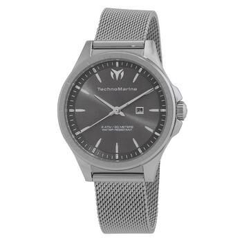 Đồng hồ nữ Technomarine MoonSun Date TM-822033 mặt đen chính hãng