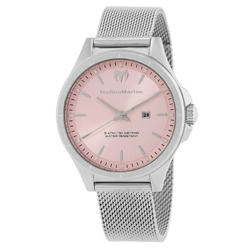 Đồng hồ nữ Technomarine MoonSun Date TM-822034 mặt hồng chính hãng