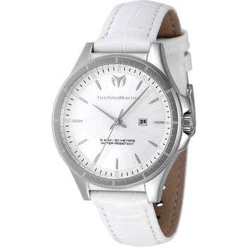 Đồng hồ nữ Technomarine MoonSun TM-822039 mặt bạc chính hãng
