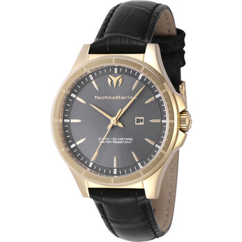 Đồng hồ nữ Technomarine MoonSun Date TM-822044 mặt charcoal chính hãng