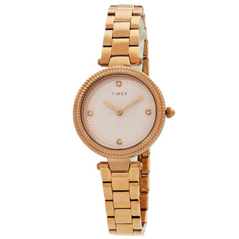 Đồng hồ nữ Timex Adorn Quartz mặt hồng TW2V24300VQ chính hãng