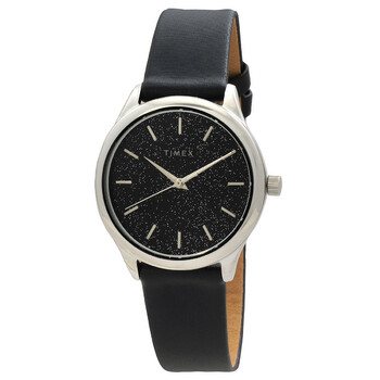 Đồng hồ nữ Timex City Quartz mặt số đen TW2V01100 chính hãng