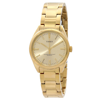 Đồng hồ nữ Timex Highview Quartz mặt vàng TW2V26200 chính hãng