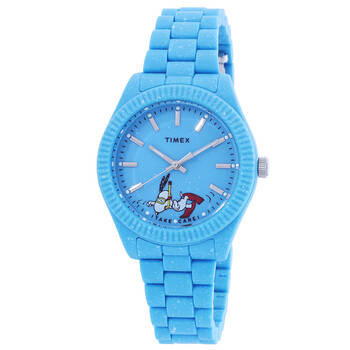 Đồng hồ nữ Timex Legacy Ocean X Peanuts TW2V53200 mặt xanh chính hãng