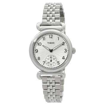 Đồng hồ nữ Timex Model 23 Quartz mặt bạc TW2T88800 chính hãng