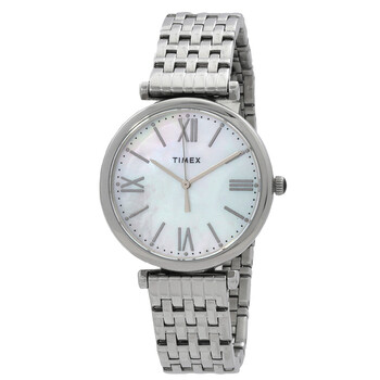 Đồng hồ nữ Timex Parisienne Quartz mặt mẹ ngọc TW2T79300 chính hãng