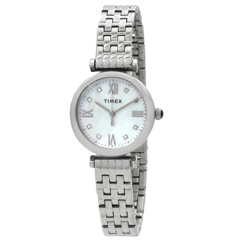 Đồng hồ nữ Timex Parisienne Quartz mặt ngọc trai TW2T78700 chính hãng