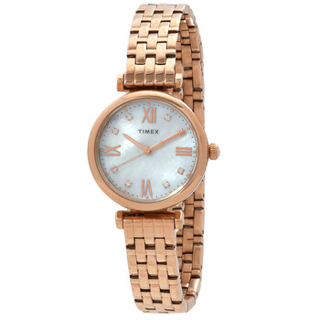 Đồng hồ nữ Timex Parisienne Quartz mặt ngọc trai TW2T78800 chính hãng