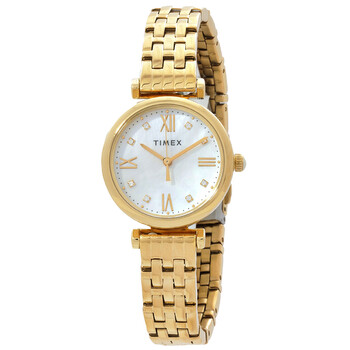 Đồng hồ nữ Timex Parisienne Quartz mặt ngọc trai TW2T78900 chính hãng