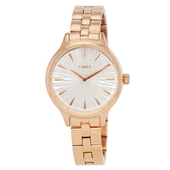 Đồng hồ nữ Timex Peyton Quartz mặt trắng TW2V06300 chính hãng