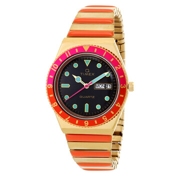 Đồng hồ nữ Timex Q Malibu Quartz mặt đen TW2U81600 chính hãng