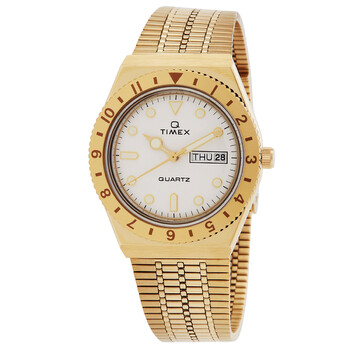 Đồng hồ nữ Timex Q Quartz mặt kem TW2U95800 chính hãng