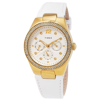 Đồng hồ nữ Timex Simone đa chức năng mặt trắng TW2V80500VQ chính hãng
