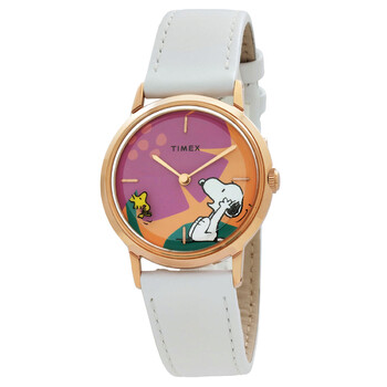 Đồng hồ nữ Timex Peanuts Snoopy hoa TW2V91200 chính hãng
