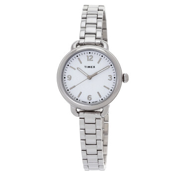 Đồng hồ nữ Timex Standard Demi Quartz mặt trắng TW2U60300 chính hãng