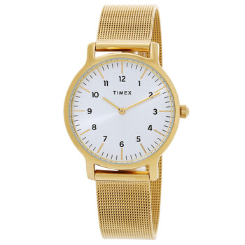 Đồng hồ nữ Timex Quartz mặt bạc TW2U22800 chính hãng