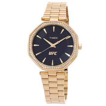 Đồng hồ nữ Timex UFC Jewel Quartz mặt đen TW2V83100 chính hãng