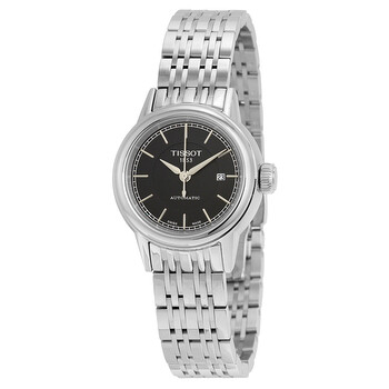 Đồng hồ nữ Tissot Carson Automatic mặt đen dây thép T0852071105100 chính hãng