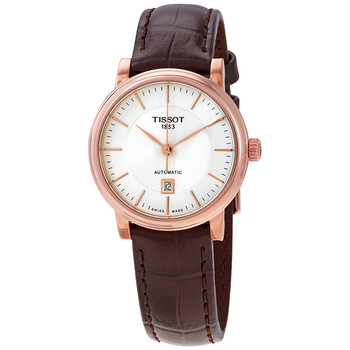 Đồng Hồ Nữ Tissot Carson Automatic Mặt Bạc