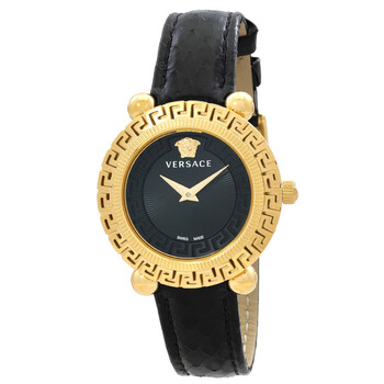 Đồng hồ nữ Versace Greca Twist Quartz mặt đen VE6I00323 chính hãng