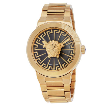 Đồng hồ nữ Versace Medusa Infinite Quartz mặt đen VE3F00522 chính hãng