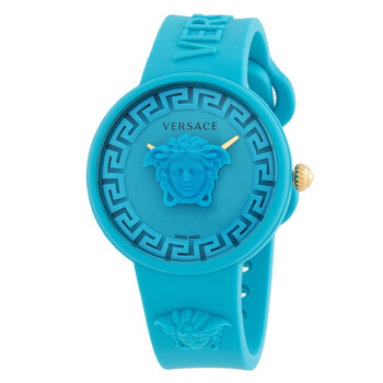 Đồng hồ nữ Versace Medusa Pop Quartz mặt turquoise VE6G00423 chính hãng